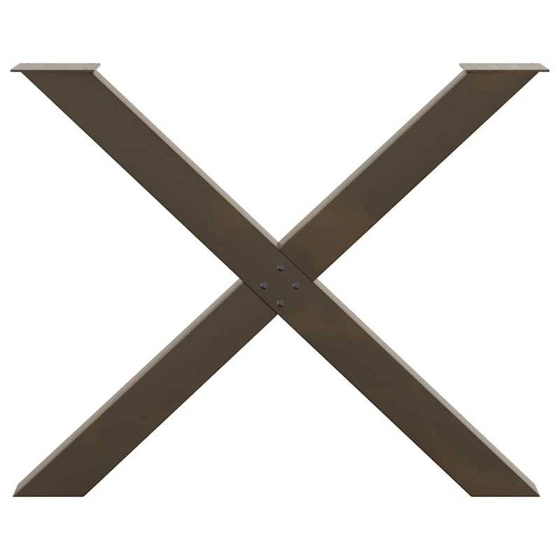 Casa si Gradina - Mobilier - Feronerie si accesorii mobila - Picioare pentru masa in forma de X, 3 buc Otel natural Otel, mărime 90x(72-73) cm (80 mm) - Infinity.ro