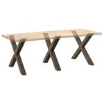 Casa si Gradina - Mobilier - Feronerie si accesorii mobila - Picioare pentru masa in forma de X, 3 buc Otel natural Otel, mărime 90x(72-73) cm (80 mm) - Infinity.ro