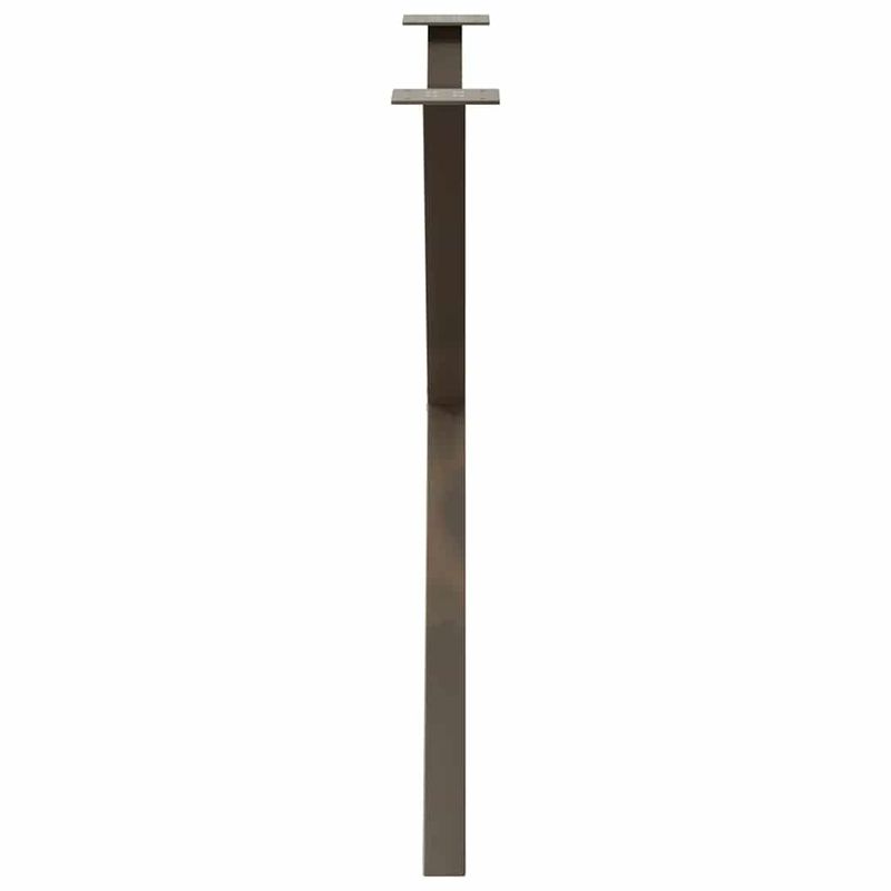 Casa si Gradina - Mobilier - Feronerie si accesorii mobila - Picioare pentru masa in forma de X, 2 buc Otel natural Otel, mărime 90x(72-73) cm (40 mm) - Infinity.ro