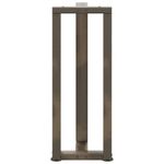 Casa si Gradina - Mobilier - Feronerie si accesorii mobila - Picioare pentru masa consola in forma T, 2 buc Otel natural Otel, mărime 38x25x(72-73) cm - Infinity.ro