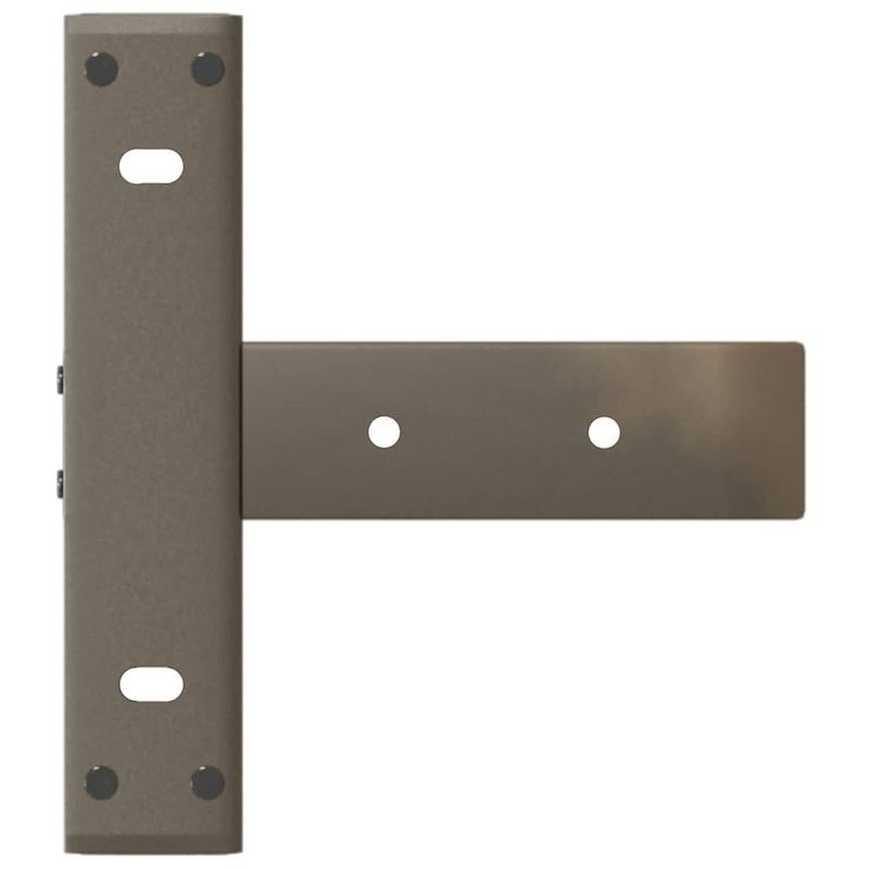 Casa si Gradina - Mobilier - Feronerie si accesorii mobila - Picioare pentru masa consola in forma T, 2 buc Otel natural Otel, mărime 38x25x(72-73) cm - Infinity.ro