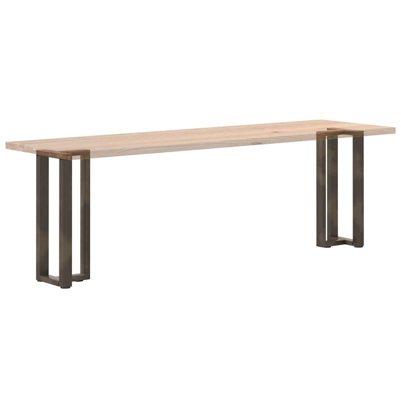 Casa si Gradina - Mobilier - Feronerie si accesorii mobila - Picioare pentru masa consola in forma T, 2 buc Otel natural Otel, mărime 38x25x(72-73) cm - Infinity.ro
