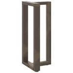 Casa si Gradina - Mobilier - Feronerie si accesorii mobila - Picioare pentru masa de bar in forma de T, 2 buc natural otel, mărime 50x35x(90-91) cm - Infinity.ro