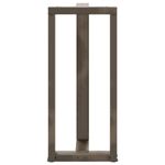 Casa si Gradina - Mobilier - Feronerie si accesorii mobila - Picioare pentru masa de bar in forma de T, 2 buc natural otel, mărime 50x35x(90-91) cm - Infinity.ro