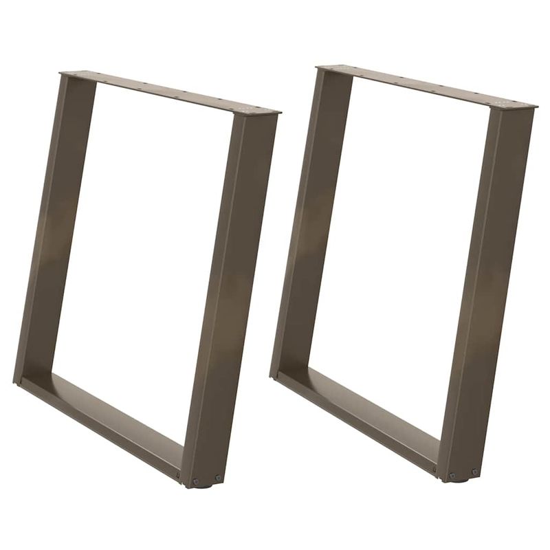 Casa si Gradina - Mobilier - Feronerie si accesorii mobila - Picioare pentru masa in forma de U 2 buc Otel natural Otel - Infinity.ro