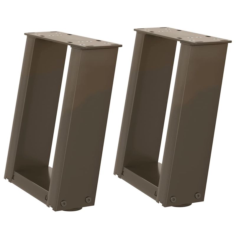 Casa si Gradina - Mobilier - Feronerie si accesorii mobila - Picioare pentru masuta cafea in forma U 2 buc Otel natural Otel - Infinity.ro