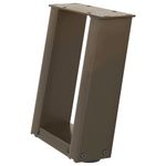 Casa si Gradina - Mobilier - Feronerie si accesorii mobila - Picioare pentru masuta cafea in forma U 2 buc Otel natural Otel - Infinity.ro