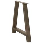 Casa si Gradina - Mobilier - Feronerie si accesorii mobila - Picioare masuta de cafea in forma de A 2 buc 70x(72-73) cm otel - Infinity.ro