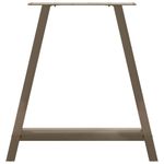 Casa si Gradina - Mobilier - Feronerie si accesorii mobila - Picioare masuta de cafea in forma de A 2 buc 70x(72-73) cm otel - Infinity.ro