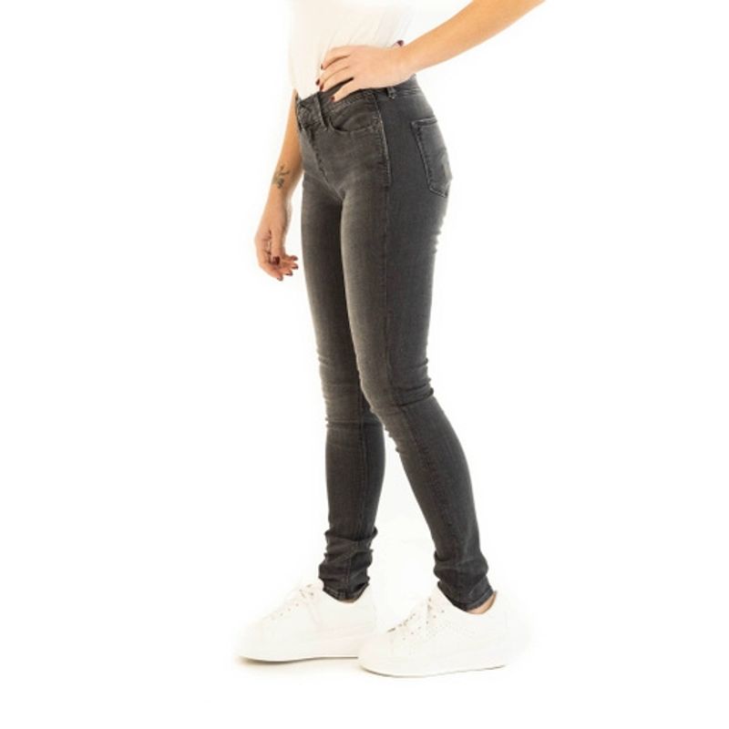 Fashion, accesorii si bijuterii - Femei - Imbracaminte femei - Pantaloni femei - Blugi skinny Tommy Jeans Nora Mid Rise DW0DW03485 Negru W32-L32 US - Infinity.ro