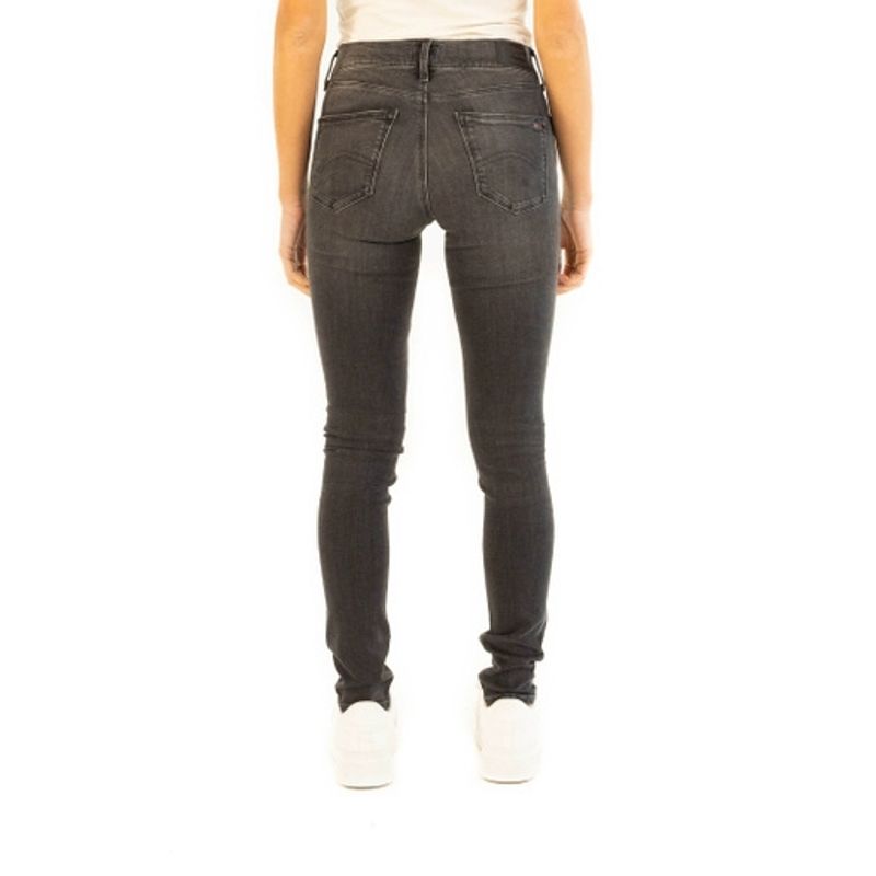 Fashion, accesorii si bijuterii - Femei - Imbracaminte femei - Pantaloni femei - Blugi skinny Tommy Jeans Nora Mid Rise DW0DW03485 Negru W32-L32 US - Infinity.ro