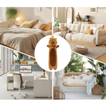 Jucarii, Copii si Bebe - Jucarii si jocuri - Jucarii de plus - Jucarie Plus Tip Perna Capybara, pentru copii +3ani si adulti, lungime 65cm, culoare Maro ABYZ™ - Infinity.ro