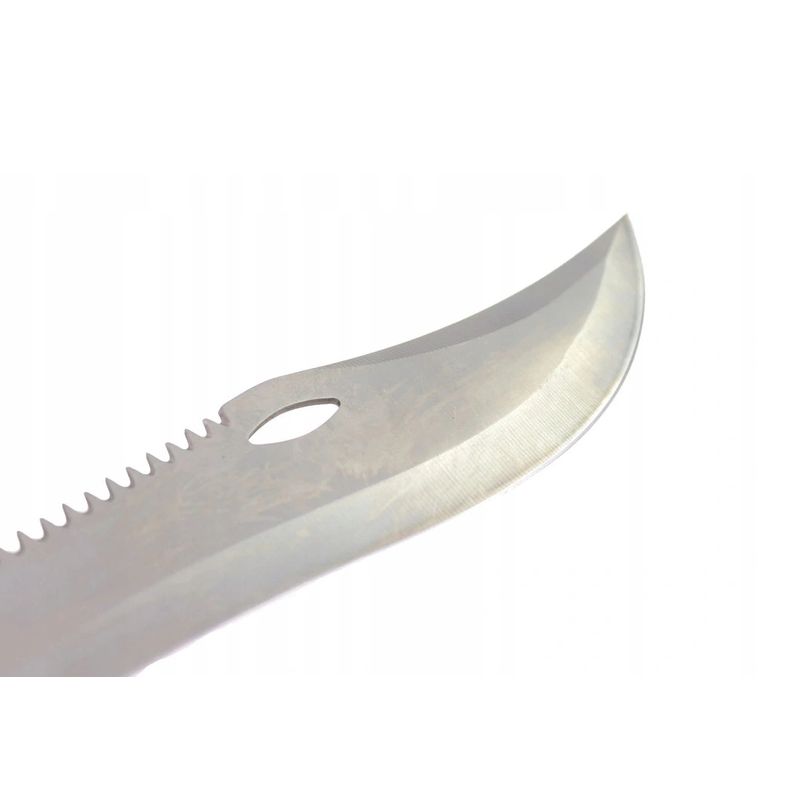 Sport si Outdoor - Camping - Cutite, bricege si accesorii - Cutite si bricege - Cutit tip maceta de gradinarit Foxter Crocodile, 47 cm, lama ferastrau, husa lama - Infinity.ro