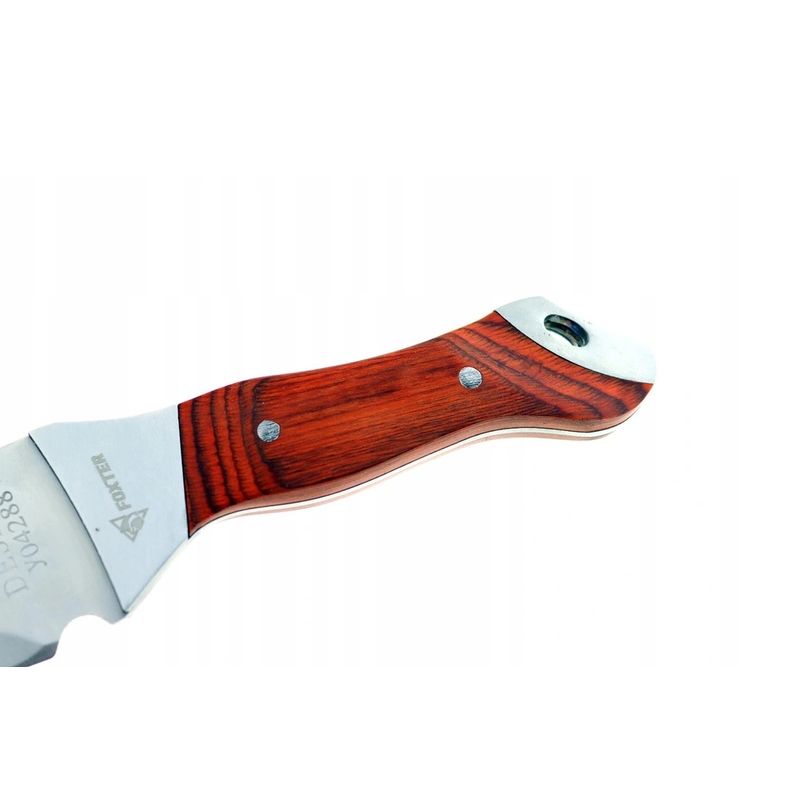 Sport si Outdoor - Camping - Cutite, bricege si accesorii - Cutite si bricege - Cutit tip maceta de gradinarit Foxter Crocodile, 47 cm, lama ferastrau, husa lama - Infinity.ro