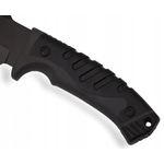 Sport si Outdoor - Camping - Cutite, bricege si accesorii - Cutite si bricege - Cutit tactic militar si de vanatoare Foxter, 33 cm, maner ergonomic, husa lama, negru - Infinity.ro