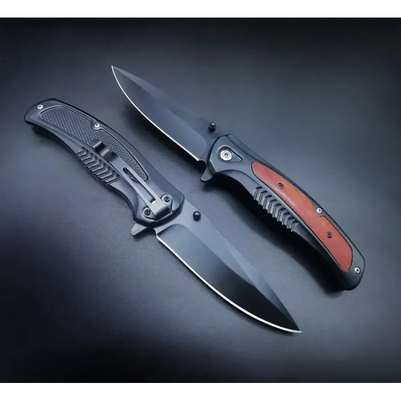 Sport si Outdoor - Camping - Cutite, bricege si accesorii - Cutite si bricege - Cutit tip briceag Foxter, pliabil, ideal pentru vanatoare si camping, 22.5 cm, clema agatare - Infinity.ro