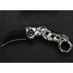 Sport si Outdoor - Camping - Cutite, bricege si accesorii - Cutite si bricege - Cutit Karambit pliabil Foxter CS:GO Claw, 18 cm, otel inoxidabil, clema agatare - Infinity.ro
