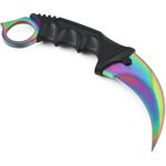 Sport si Outdoor - Camping - Cutite, bricege si accesorii - Cutite si bricege - Cutit pliabil Karambit Foxter CS:GO Claw, 19 cm, otel inoxidabil, clema agatare, multicolor - Infinity.ro