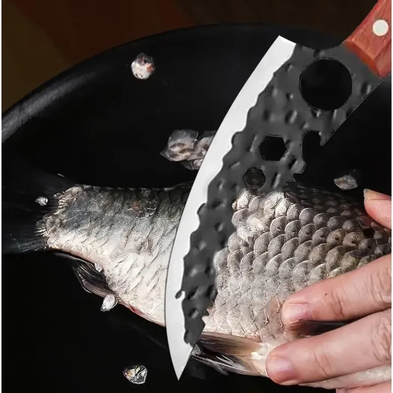 Casa si Gradina - Bucatarie si vesela - Vesela si tacamuri - Cutite si seturi de cutite - Cutit de bucatar Foxter, 25 cm, otel si lemn, ascutit - Infinity.ro