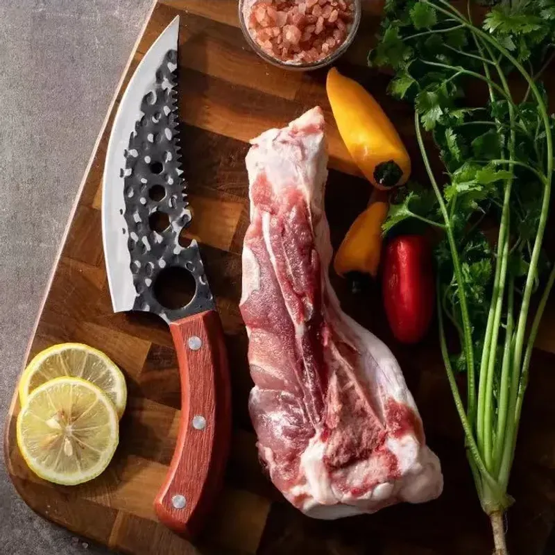 Casa si Gradina - Bucatarie si vesela - Vesela si tacamuri - Cutite si seturi de cutite - Cutit de bucatar Foxter, 25 cm, otel si lemn, ascutit - Infinity.ro