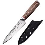 Sport si Outdoor - Camping - Cutite, bricege si accesorii - Cutite si bricege - Cutit bucatar Finka Foxter, ascutit, 24 cm, otel si lemn, maner ergonomic, teaca - Infinity.ro