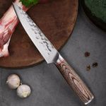 Sport si Outdoor - Camping - Cutite, bricege si accesorii - Cutite si bricege - Cutit bucatar Finka Foxter, ascutit, 24 cm, otel si lemn, maner ergonomic, teaca - Infinity.ro