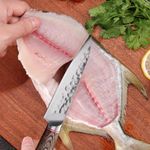 Sport si Outdoor - Camping - Cutite, bricege si accesorii - Cutite si bricege - Cutit bucatar Finka Foxter, ascutit, 24 cm, otel si lemn, maner ergonomic, teaca - Infinity.ro