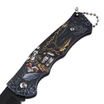 Sport si Outdoor - Camping - Cutite, bricege si accesorii - Cutite si bricege - Cutit de vanatoare pliabil de buzunar Foxter, 16 cm, cu imprimeu model 4, multicolor - Infinity.ro