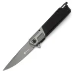 Sport si Outdoor - Camping - Cutite, bricege si accesorii - Cutite si bricege - Cutit pliabil tip briceag Foxter, ideal pentru camping si drumetii, 23 cm, clema agatare - Infinity.ro