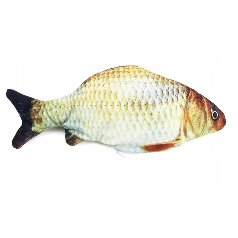 Petshop - Accesorii petshop - Jucarii animale - Jucarii interactive animale - Jucarie pentru pisici tip peste Nuxie, 21 cm, din plus, multicolor - Infinity.ro