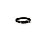 Petshop - Accesorii petshop - Zgarzi, lese si hamuri - Zgarzi - Zgarda reglabila Nuxie, pentru caini si pisici, catifea, 30 x 1 cm, negru - Infinity.ro