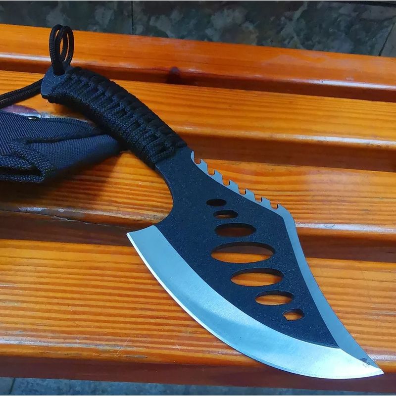 Sport si Outdoor - Camping - Accesorii camping si drumetii - Topor camping si drumetii Foxter, 27 cm, husa lama inclusa, negru - Infinity.ro