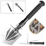 Casa si Gradina - Gradinarit si plante - Unelte gradinarit - Lopeti si unelte de sapat - Lopata pliabila multifunctionala pentru camping si drumetii Foxter, 37 cm, husa - Infinity.ro