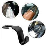 Jucarii, Copii si Bebe - Carucioare si articole de transport - Accesorii transport copii - Carlig pentru agatat pe tetiera scaun auto, plastic, negru - Infinity.ro