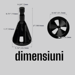 Casa si Gradina/Constructii/Scule electrice si accesorii/Seturi si accesorii pentru gaurit si insurubat - Set 2 instrumente debavurare exterioara, cu prindere hexagonala si triunghiulara, otel, pentru repararea suruburilor deteriorate - Infinity.ro