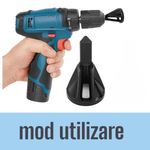 Casa si Gradina/Constructii/Scule electrice si accesorii/Seturi si accesorii pentru gaurit si insurubat - Set 2 instrumente debavurare exterioara, cu prindere hexagonala si triunghiulara, otel, pentru repararea suruburilor deteriorate - Infinity.ro