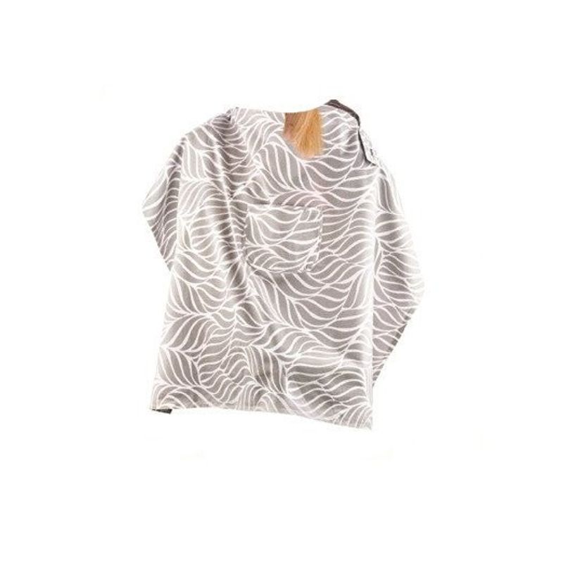 Jucarii, Copii si Bebe - Maternitate - Accesorii alaptare - Sal cu buzunar pentru alaptare BabyJem (Culoare: Gri) - Infinity.ro