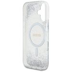 Laptop, Telefoane si Tablete - Telefoane mobile si accesorii - Accesorii Telefoane - Huse telefoane - Husa pentru iPhone 16 - Guess Hardcase Resin Gradient Glitter MagSafe (GUHMP16SRGRGES) - Argintiu - Infinity.ro