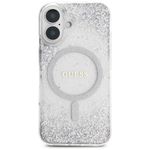Laptop, Telefoane si Tablete - Telefoane mobile si accesorii - Accesorii Telefoane - Huse telefoane - Husa pentru iPhone 16 - Guess Hardcase Resin Gradient Glitter MagSafe (GUHMP16SRGRGES) - Argintiu - Infinity.ro
