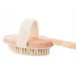 Ingrijire personala si Cosmetice - Sanatate si wellness - Articole wellness - Aparate si dispozitive de masaj - Perie pentru masaj corporal cu maner detasabil, lemn, 45x6.5 cm, Gonga® Maro - Infinity.ro