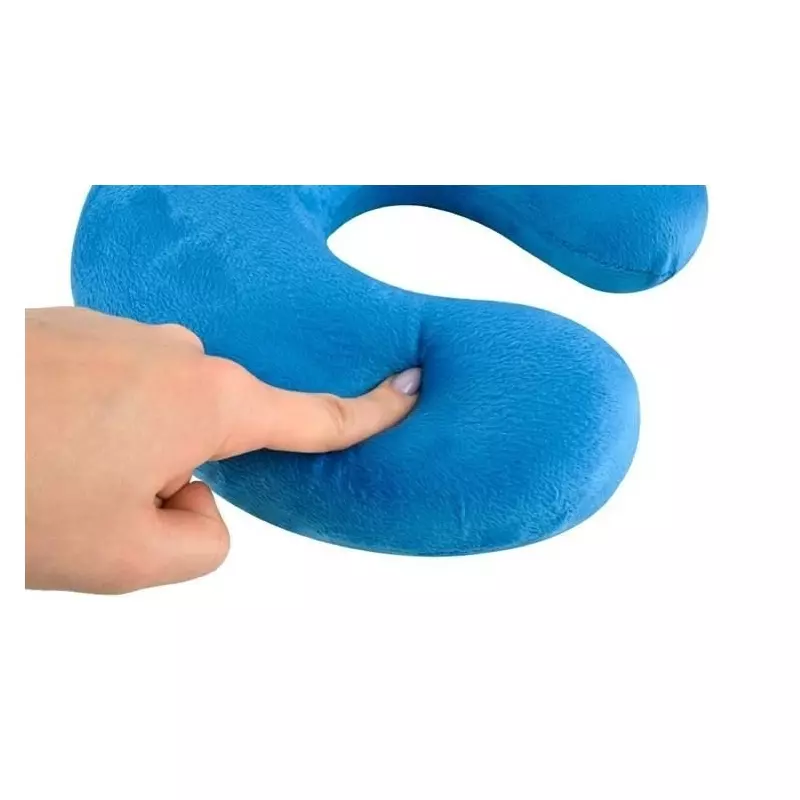 Sport si Outdoor - Articole de voiaj - Accesorii articole de voiaj - Perna pentru gat din spuma cu memorie, Gonga® Albastru - Infinity.ro