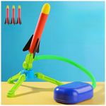 Jucarii, Copii si Bebe - Jucarii si jocuri - Jucarii & jocuri educative - Jucarii interactive - Jucarie pentru copii, lansator rachete cu piciorul, un lansator, 3 rachete, fara lumina, model 2 - Infinity.ro