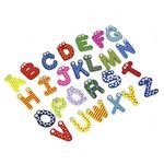 Jucarii, Copii si Bebe - Jucarii si jocuri - Jucarii & jocuri educative - Jocuri si jucarii educative - Set 26 magneti de frigider pentru copii, flippy, model alfabet a-z, figurine amuzante, din lemn, multicolor - Infinity.ro