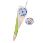 Carti si Birotica - Birotica - Instrumente de scris - Pixuri si stilouri - Pix multifunctional, flippy, cu titirez, 5x1.5x17cm, verde - Infinity.ro