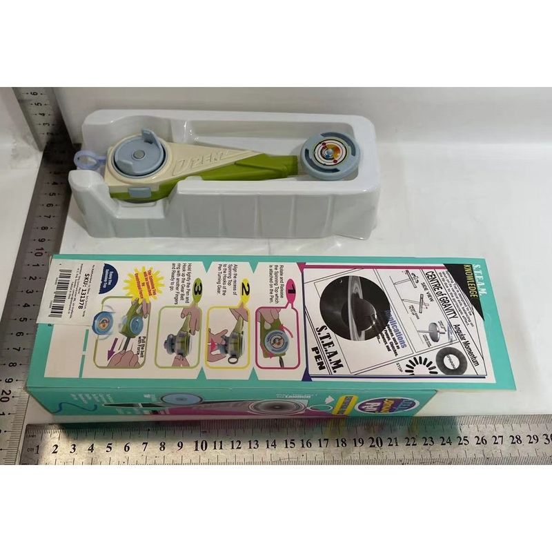 Carti si Birotica - Birotica - Instrumente de scris - Pixuri si stilouri - Pix multifunctional, flippy, cu titirez, 5x1.5x17cm, verde - Infinity.ro
