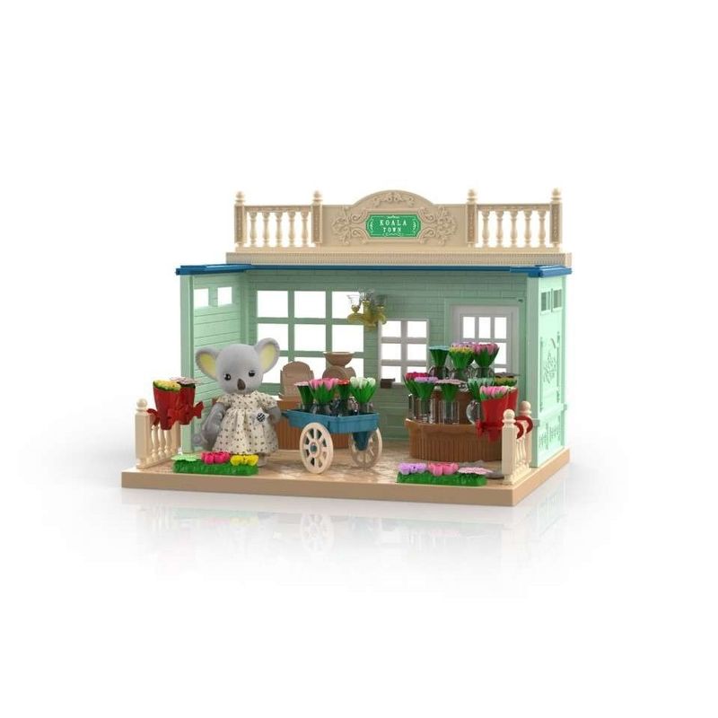 Jucarii, Copii si Bebe - Jucarii si jocuri - Papusi si accesorii - Casute de papusi si mobilier - Casa de papusi, magazin cu flori, cu mobilier si figurine - Infinity.ro
