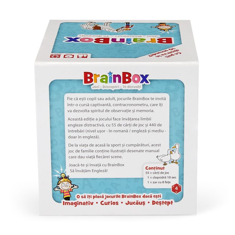 Jucarii, Copii si Bebe - Jucarii si jocuri - Jucarii & jocuri educative - Jocuri si jucarii educative - Joc educativ BrainBox Sa invatam engleza - Infinity.ro