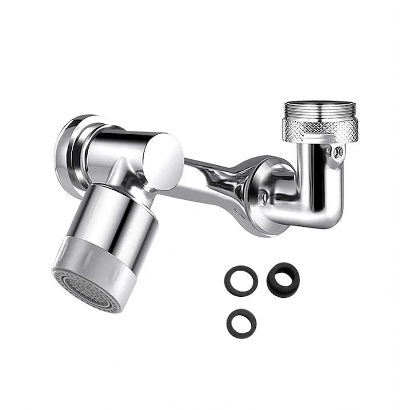 Casa si Gradina - Sanitare - Instalatii hidro - Robineti - Extense Robinet, Adaptor Universl Flexibil, Rotire 1080 Grade - Infinity.ro