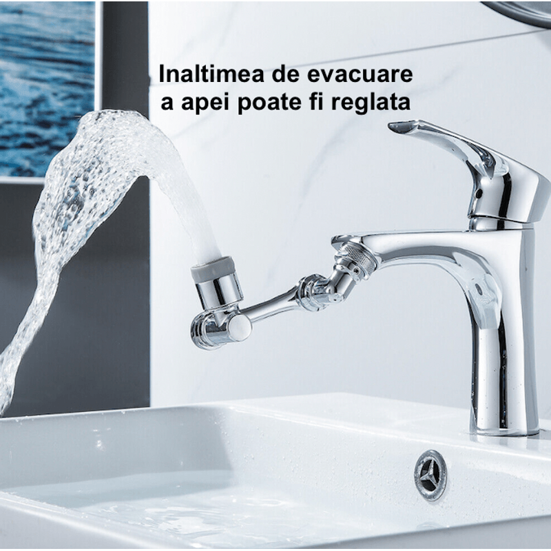 Casa si Gradina - Sanitare - Instalatii hidro - Robineti - Extense Robinet, Adaptor Universl Flexibil, Rotire 1080 Grade - Infinity.ro