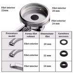 Casa si Gradina - Sanitare - Instalatii hidro - Robineti - Extense rotativa robinet cu aerator GIDA-CRIsGC242, cu 3 articulatii, s accesrii de montare - Infinity.ro